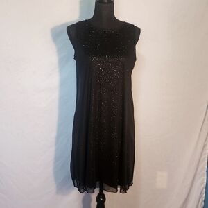 NWOT ANNALEE & HOPE Black Glitter Dress